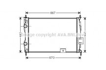 Radiator - Engine Cooling Nissan 07-14