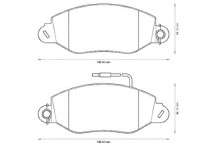 Brake Pad Set - Disc Brake Nissan 98-06
