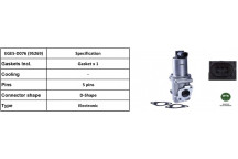 EGR VALVE FIAT PUNTO VAUX ASTRA VECTRA 02-15