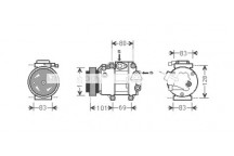 CMPRSSR HYUN SANTA FE 06-09