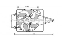 CLG FAN ALFA 145 FIAT TIPO 88-01