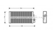 HEAT EXCHANGER MERCEDES 96-13