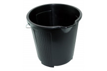 Kent Car Care CWB100 10L Black Plastic Trade Bucket with Han
