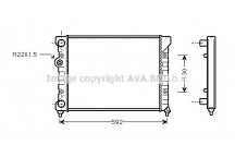 RADIATOR VW 92-98