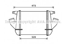INTERCOOLER NISS CABSTAR NT400 07-20