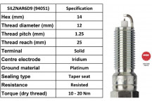 Spark Plug Vauxhall 15-22
