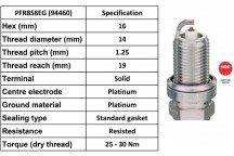 Spark Plug Audi Seat Skoda VW 04-19
