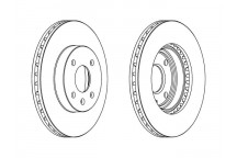 PR BRK DISC FT DAEWOO NUBIRA 97-05