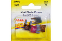Pearl Automotive PWN538 Assorted Mini Fuses - 2 & 4 & 5 & 7.