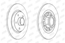 SGL BRK DISC R MERC CITRAN RENA KANGOO 08-21