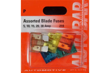 Autobar Blade Fuses 5/10/15/20/30 Amp Pack of 5