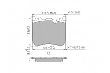 Brake Pad Set - Disc Brake BMW Rolls-Royce 09-20