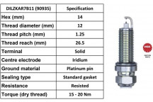Spark Plug Subaru 16-26