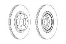 SGL BRK DISC R BMW 1 2 3 4 SER 11-21