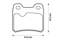 BRK PAD SET R SAAB VAUXHALL 86-05