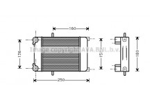 OIL COOLER AUDI 80-100 92-