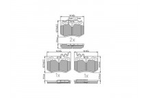 BRK PAD SET FT PEUGEOT 83-98