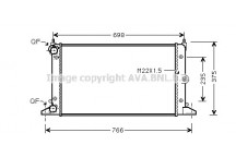 Radiator - Engine Cooling Ford Seat VW 95-10