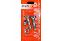 Autobar Nuts & Bolts 10mm x 40mm Pack of 2