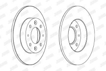 SINGL;E BRK DISC R KIA CARENS CLARUS 99-07