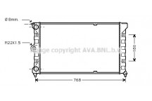 RADIATOR VW 80-89