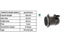 AIR FLOW SENSOR AUDI A3 TT VE GOLF PASSAT 01-10