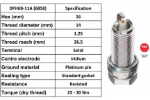 Spark Plug Lexus 05-15