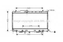 RADIATOR SUBR IMPREZA 03-05