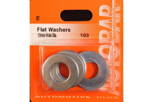Autobar Flat Washers 12mm Pack of 6