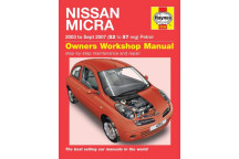 Workshop Manual Haynes Manual Micra 03-07