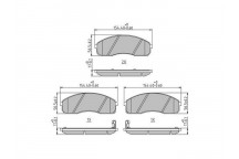 BRK PAD SET FT KIA 97-10