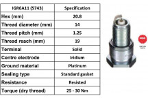 Spark Plug Mitsubishi 02-13