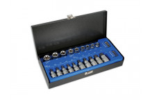 Laser Tools 2982 27 Piece Star Socket & Bit Set 3/8D 1/2D