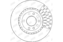SGL BRK DISC FT VAUX CORSA D 10-15