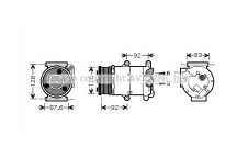 CMPRSSR FORD MONDEO 07-15
