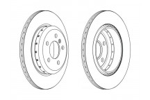 SGL BRK DISC R BMW 5 SER 10-17
