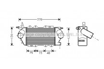 INTERCOOLER VAUXHALL VECTRA B C 97-04