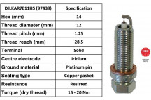 Spark Plug Nissan 11-16
