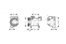 CMPRSSR NISS XTRAIL 01-05