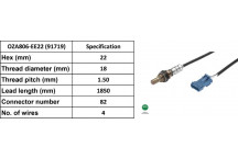 LAMBDA SENSOR PEUG 207 16 06-10