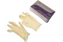 Saville LG201FL Powder Free Latex Gloves Large - Disposable