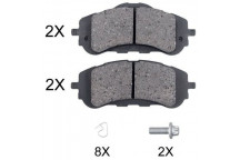 Brake Pad Set - Disc Brake Citroen Peugeot Toyota Vauxhall 1