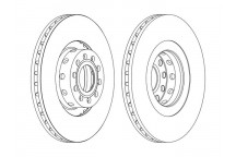 SGL BRK DISC FT AUDI A8 96-14