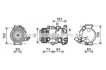 CMPRSSR LEXUS RX350 06-09