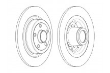 SGL BRK DISC R RENA CLIO MEGANE 06-13