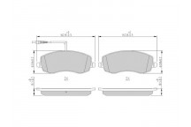 BRK PAD SET FT CITRO?N FIAT PEUGEOT 06-17