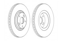 SGL BRK DISC FT LAGUNA 01-08