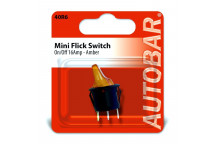 Autobar Mini Flick Switch Amber