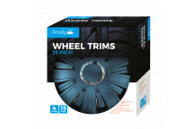 Simply Auto SWT128 Inferno Black Wheel Trim Set (15 Inch)