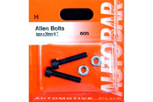 Autobar Allen Bolts 4mm x 20mm Pack of 2